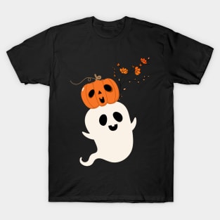 Best Friends: Halloween And Pumpkin T-Shirt